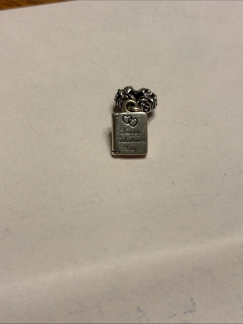 Pandora 'Happy Valentine’s Day' Book Locket Charm